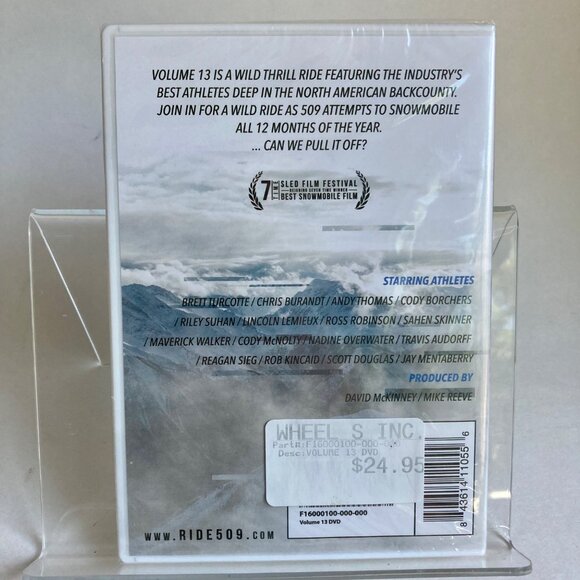 Ride 509 Films Volume 13 Backcountry Snowmobile DVD NEW/SEALED - Picture 2 of 5